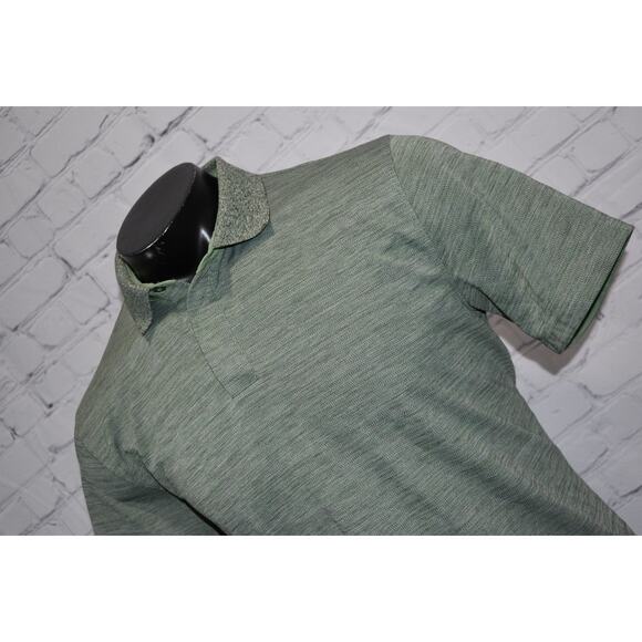 UNTUCKit Other - UNTUCKit Golf Polo Shirt Mens Size Large Performance Polyester Spandex Green